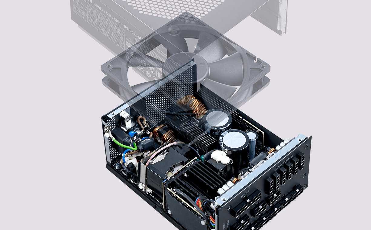 電源ユニット「MWE 450 Bronze-V2」「MWE 550 Bronze-V2」「V1000